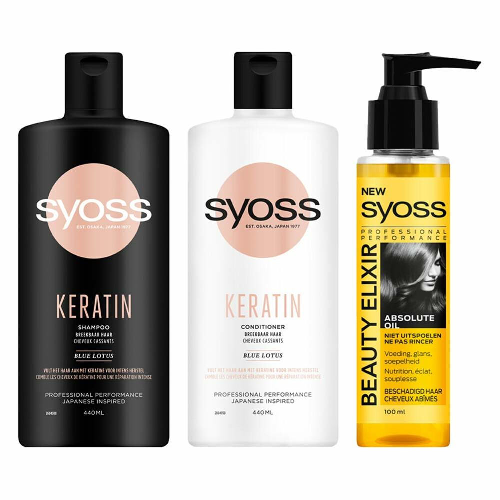 Syoss Keratin&Beauty Elixir Absolute Oil Pakket