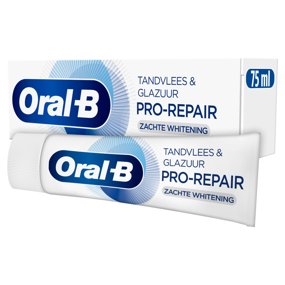 kennisgeving vertrekken Afwijken Oral-B Tandpasta Pro-Repair Tandvlees & Glazuur Zachte Whitening 75 ml |  Plein.nl