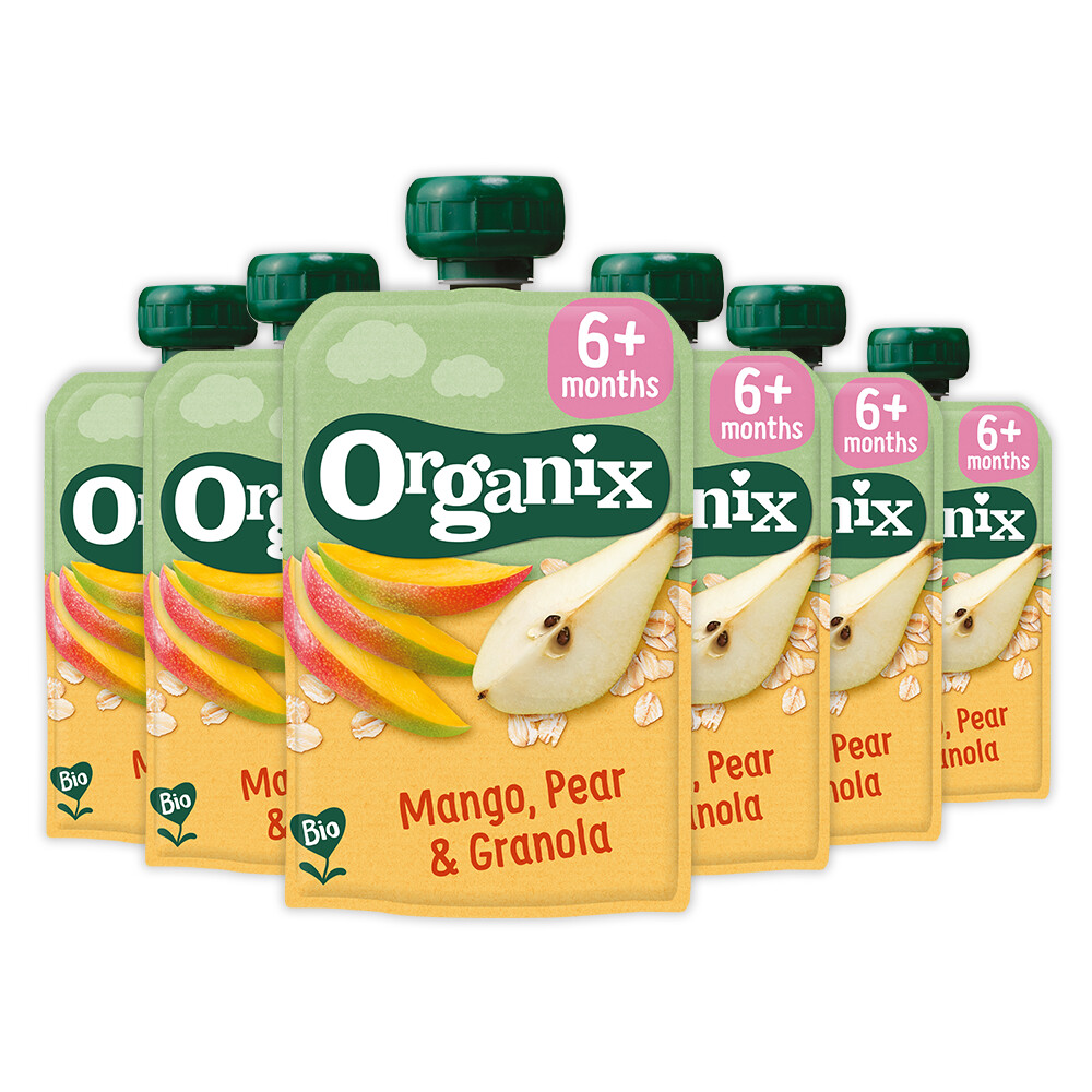 Organix Just oatmeal pear granola 6-36 maanden 100g