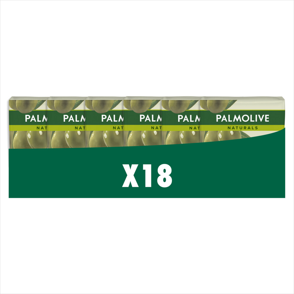 18x Palmolive Tabletzeep Naturals Olijf Melk 4x 90 gr