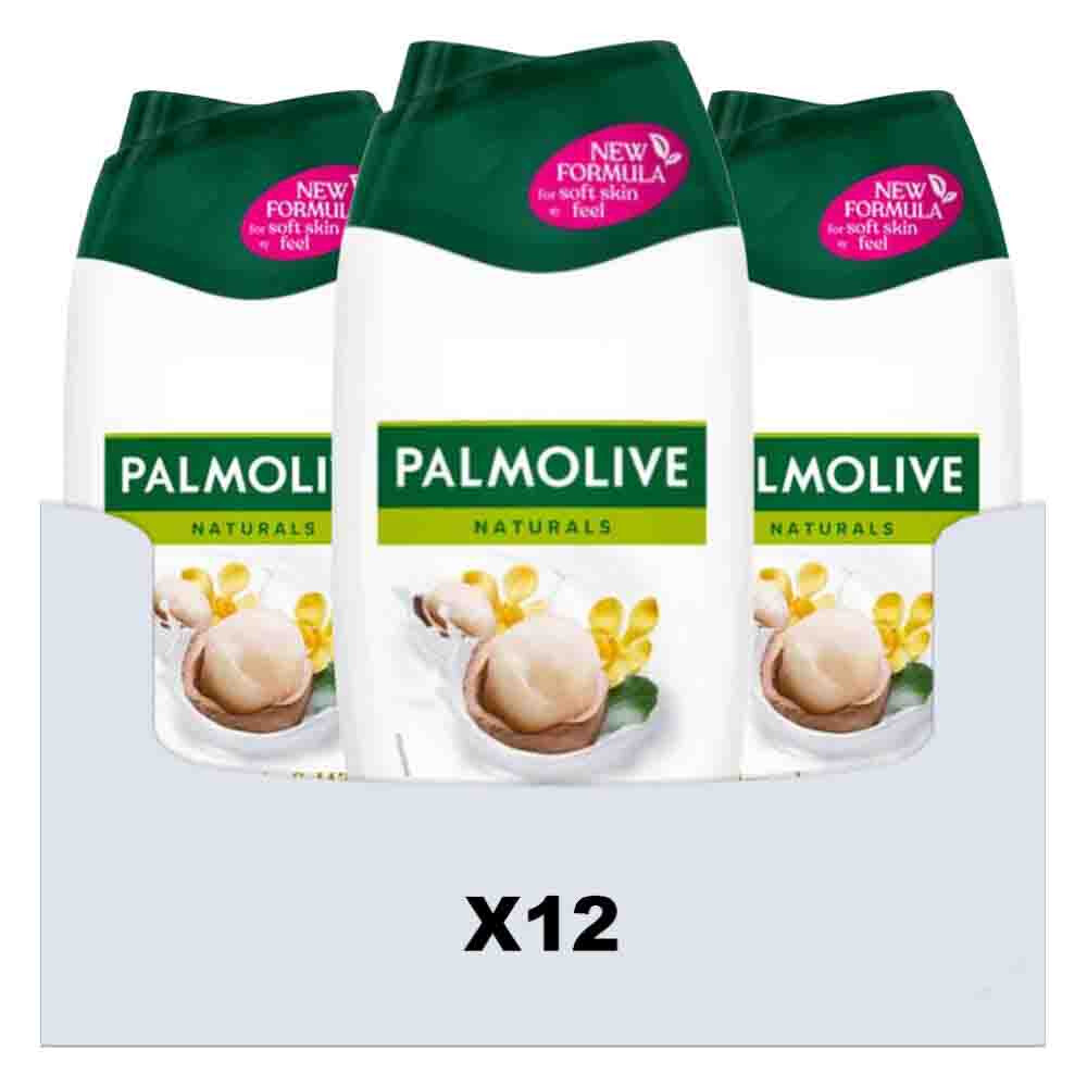 Palmolive 12x Douchecrème Macadamia 250 ml - 12 stuks