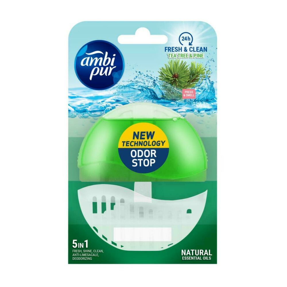 Ambi Pur Toiletblok Starterkit 5in1 Tea Tree&Pine