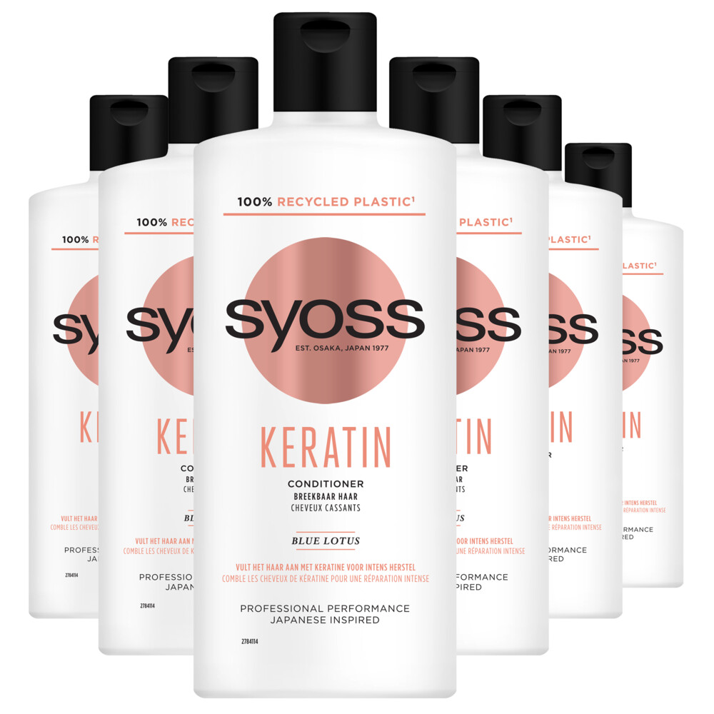 6x Syoss Keratin Conditioner 440 ml