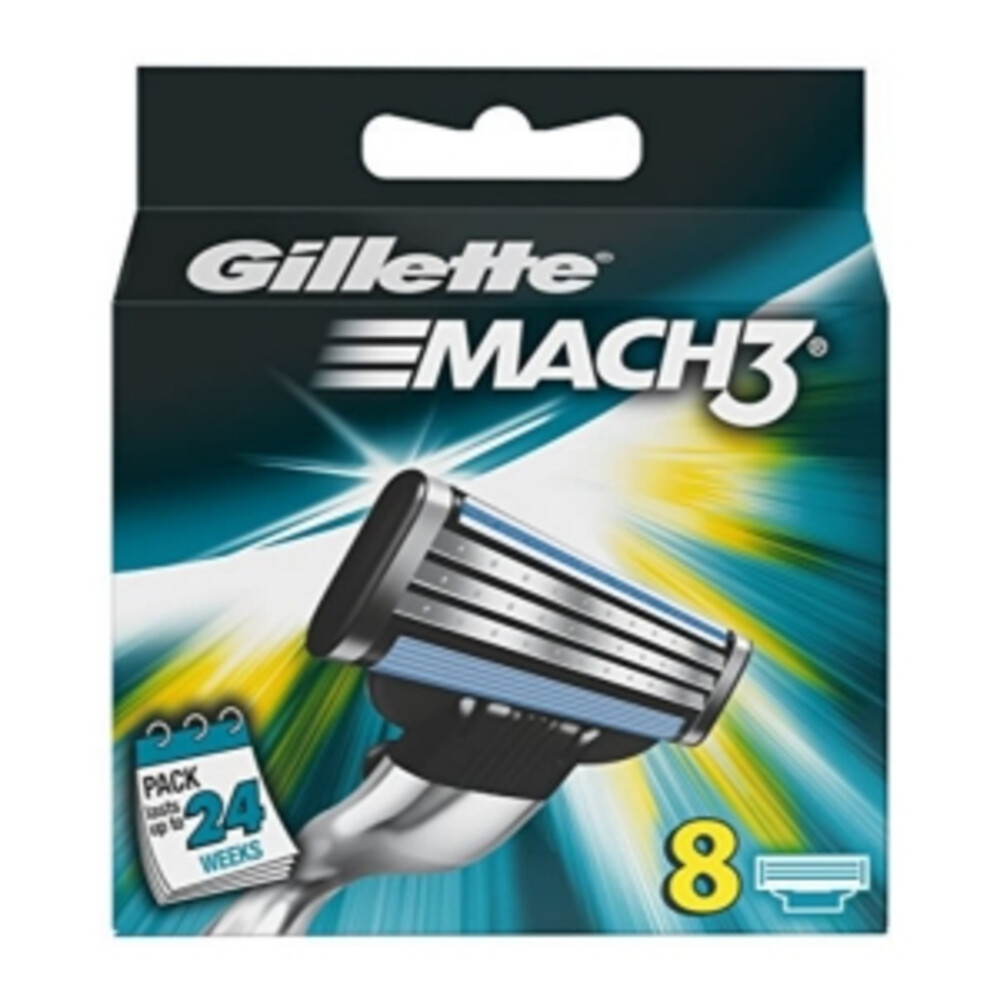 Gillette Mach 3 scheermesjes 8 stuks nvt