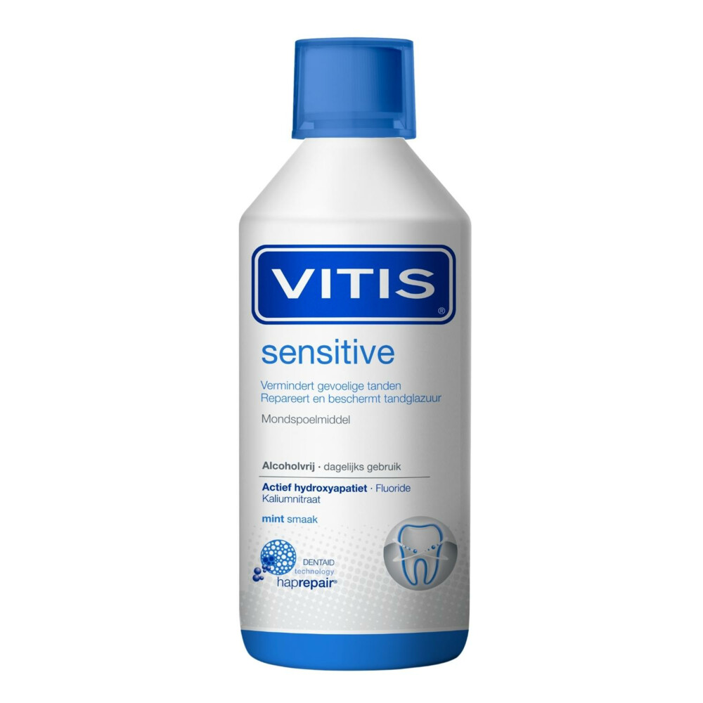 12x Vitis Sensitive Mondwater 500 ml