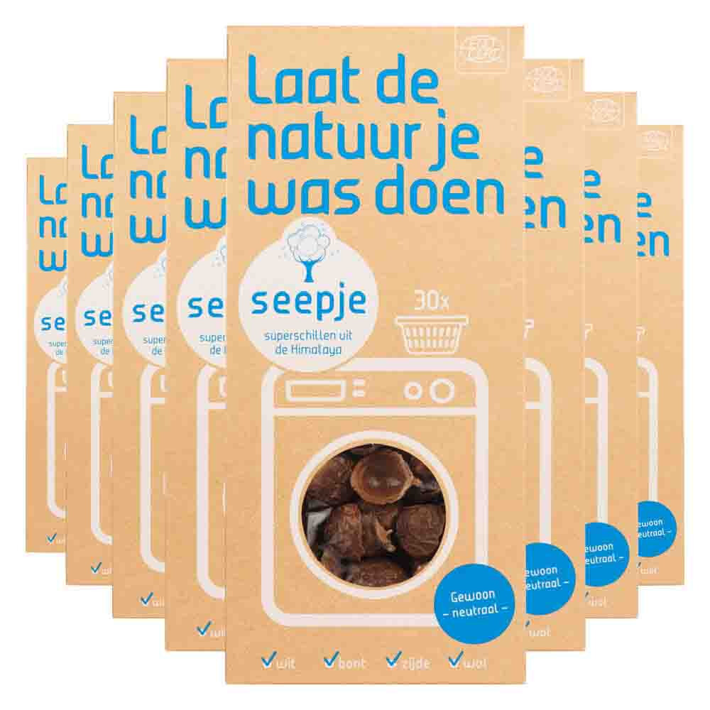 6x Seepje Superschillen wasmiddel Gewoon neutraal 30 Wasbeurten 150 gr