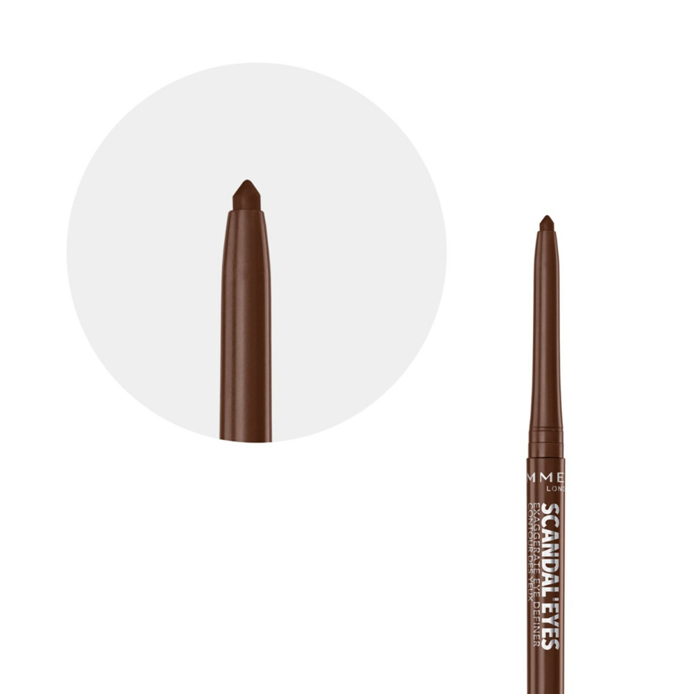 Rimmel London Eyeliner Exaggerate Full Colour eye definer 002 Chocolate