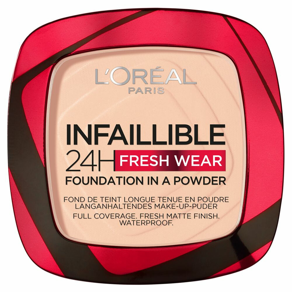 L'Oréal Infaillible 24H Fresh Wear Foundation Poeder 180 Rose Sand 8 gr