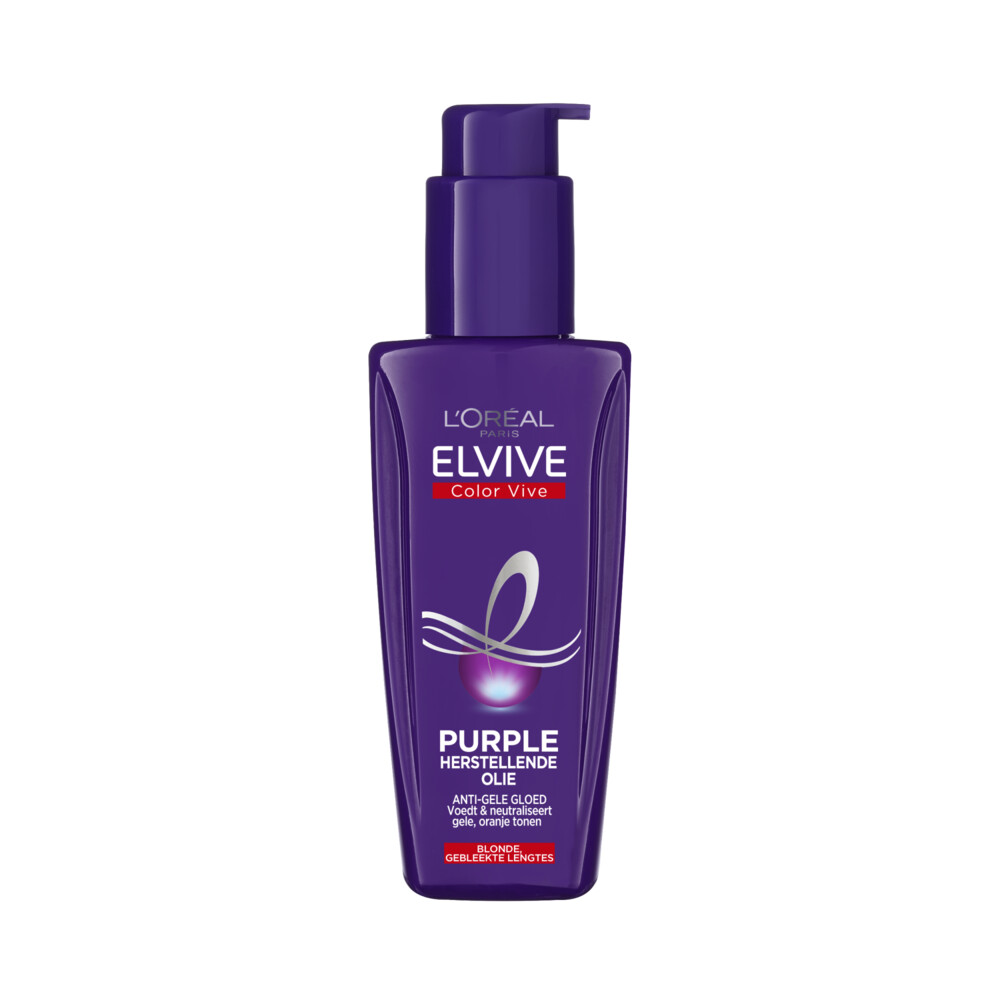 6x L'Oréal Elvive Color Vive Purple Oil Serum 100 ml