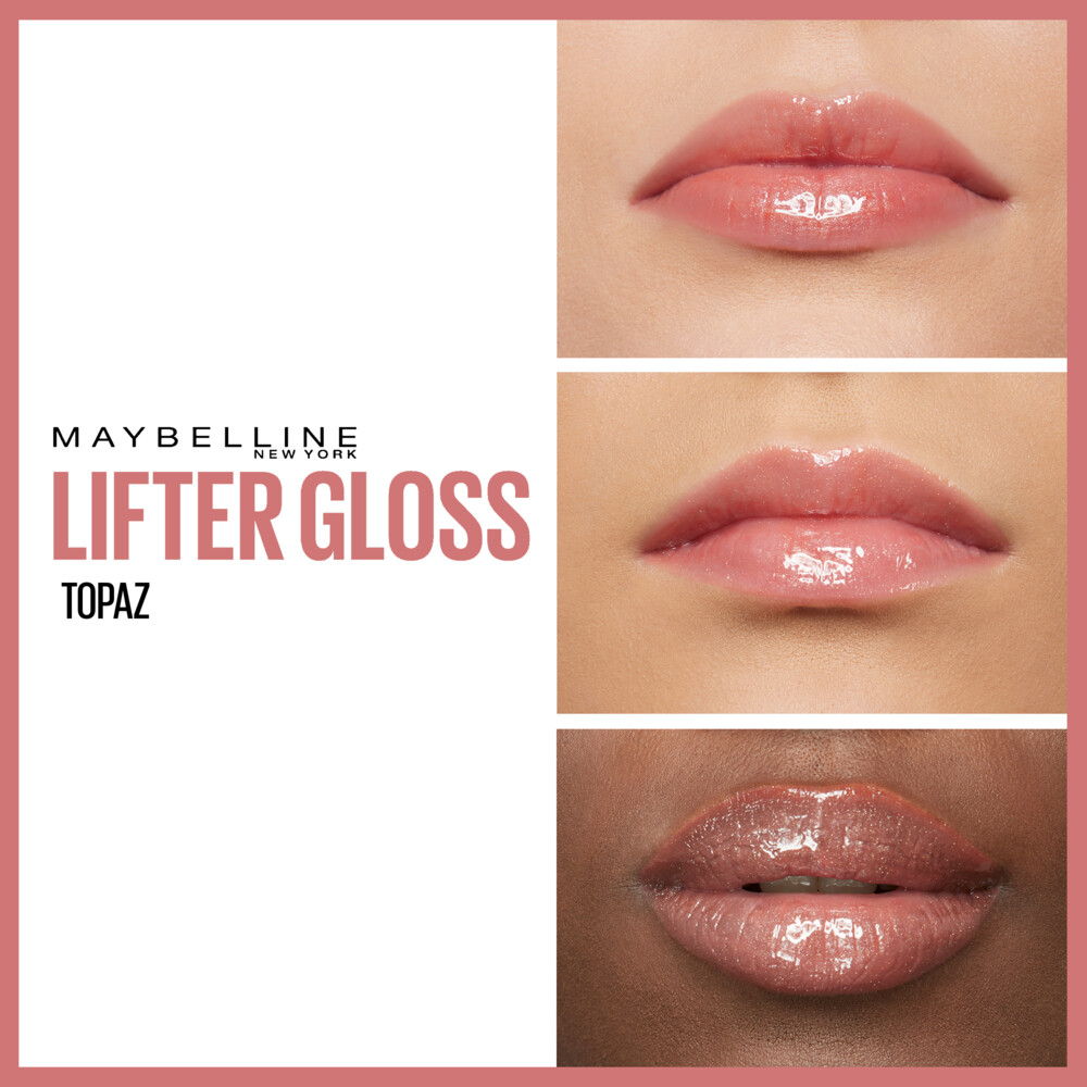 3x Maybelline Lipgloss Lifter Gloss Topaz Roze 1 stuk Plein.nl