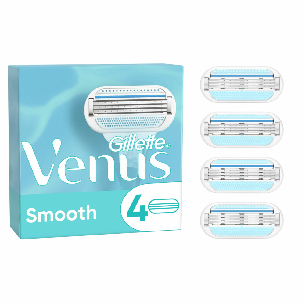 10x Gillette Venus Smooth Scheermesjes 4 stuks