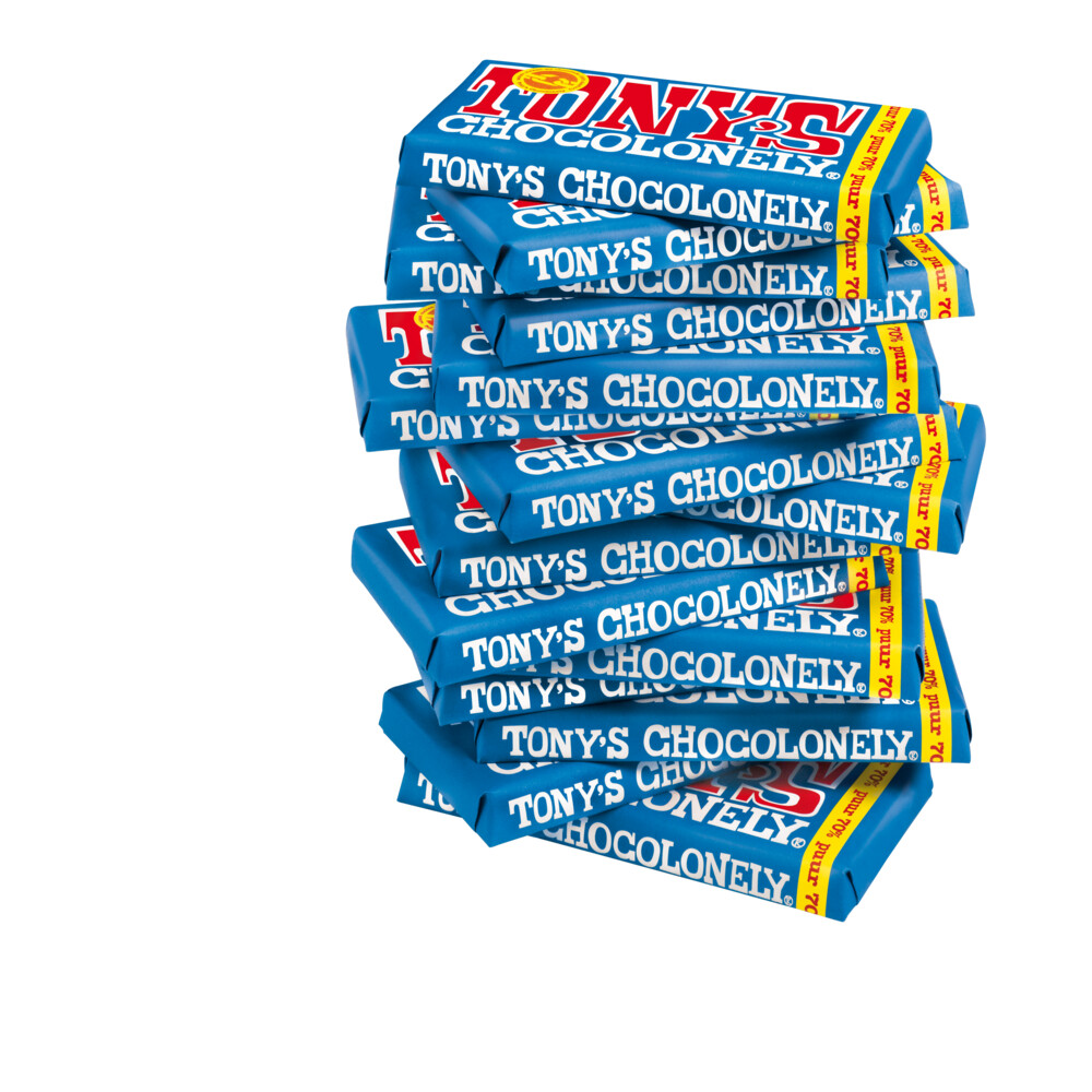 15x Tony's Chocolonely Puur Original 180 gr