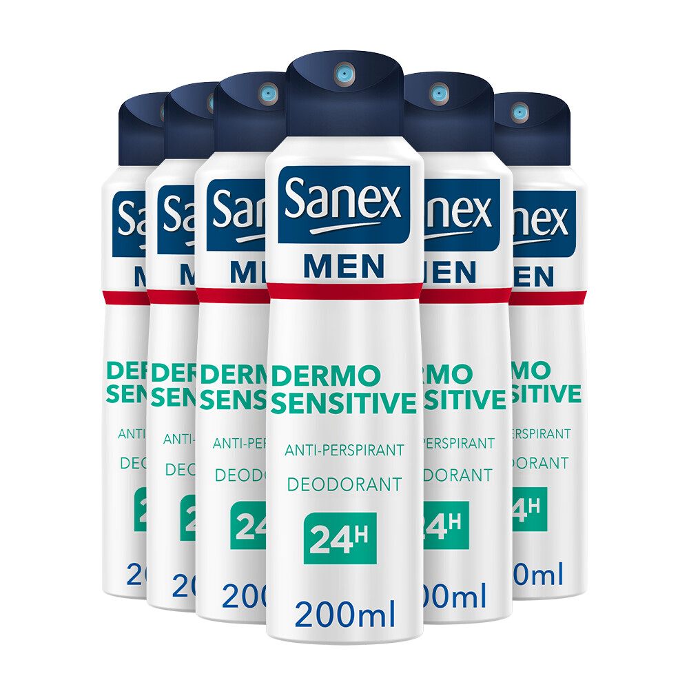 Sanex Men Deodorant Deospray Sensitive Voordeelverpakking