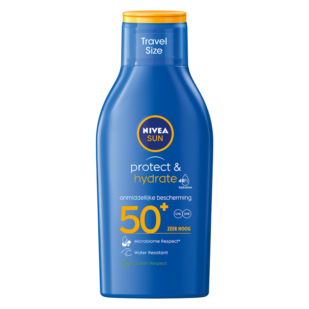 Nivea Sun Protect&Hydrate Zonnemelk Travelsize SPF50+ 100 ml