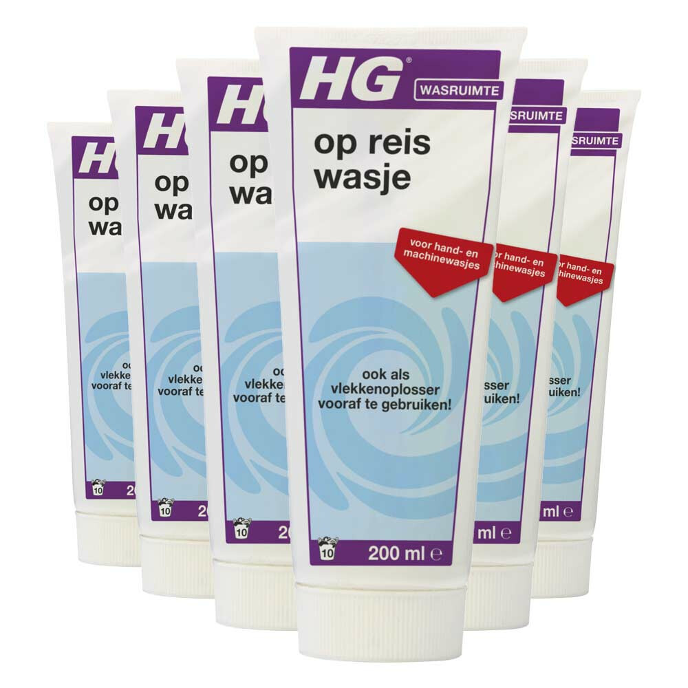 6x HG Op Reis Wasje 200 ml