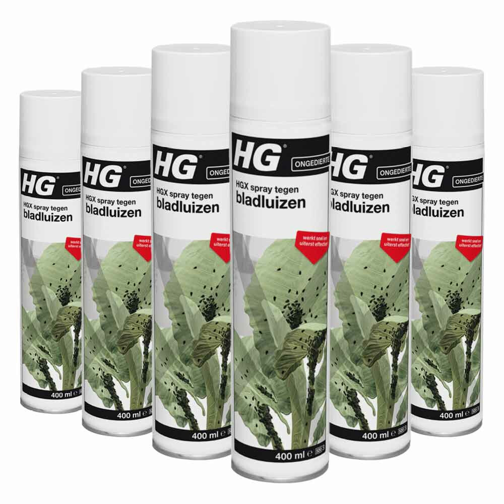 6x HG Spray Tegen Bladluizen 400 ml