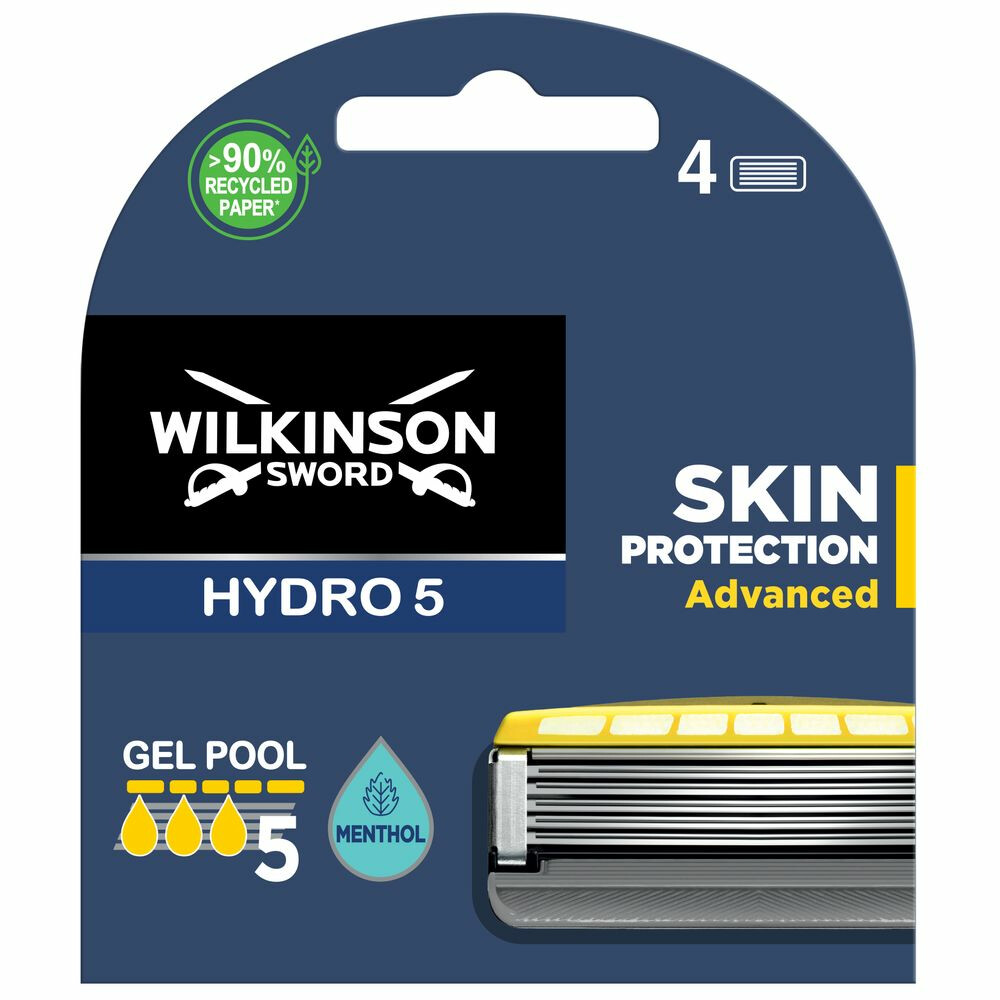 Wilkinson Scheermesjes Hydro 5 Skin Protection Advanced 4 stuks aanbieding