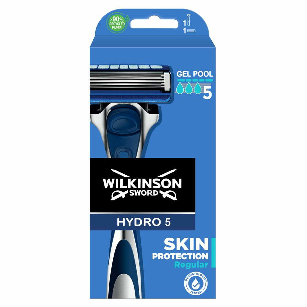 Vermoorden wonder Beschikbaar Wilkinson Men Scheerapparaat Hydro 5 Skin Protection | Plein.nl