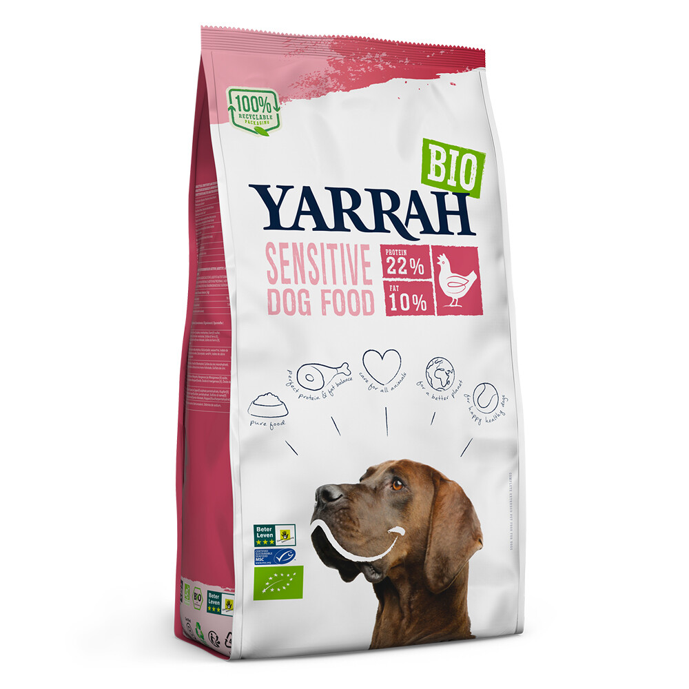 Yarrah Biologisch Hondenvoer Sensitive Adult Kip Rijst 2 kg