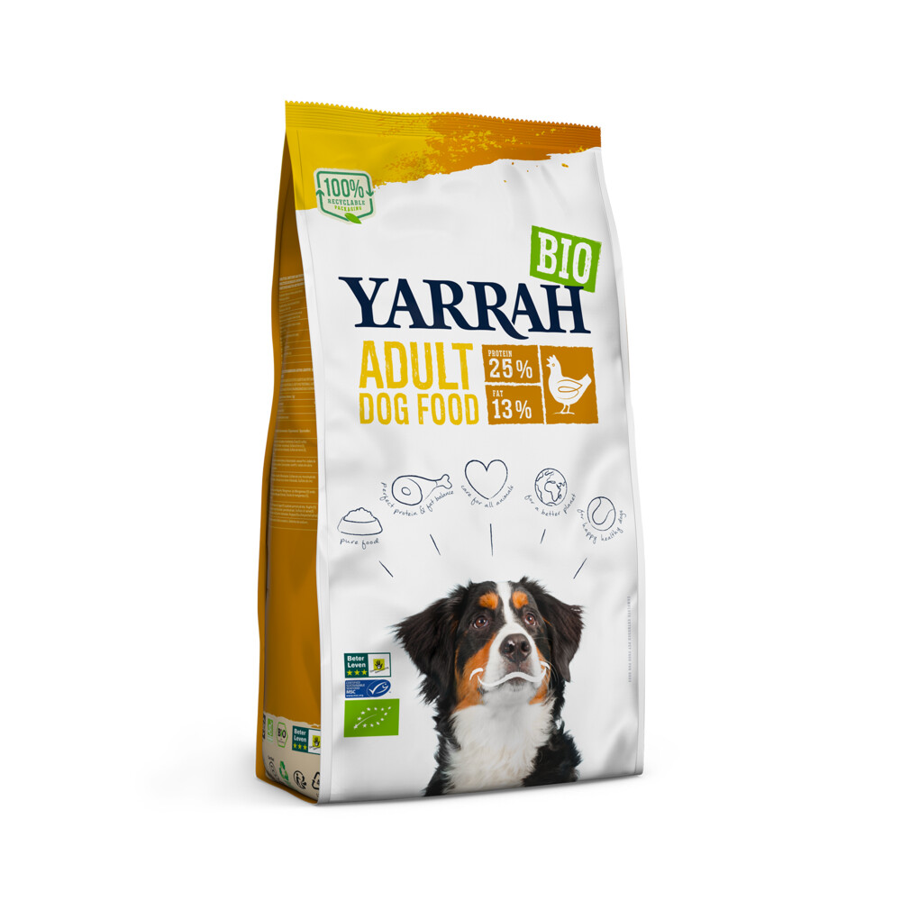 Yarrah Biologisch Hondenvoer Adult Kip 10 kg
