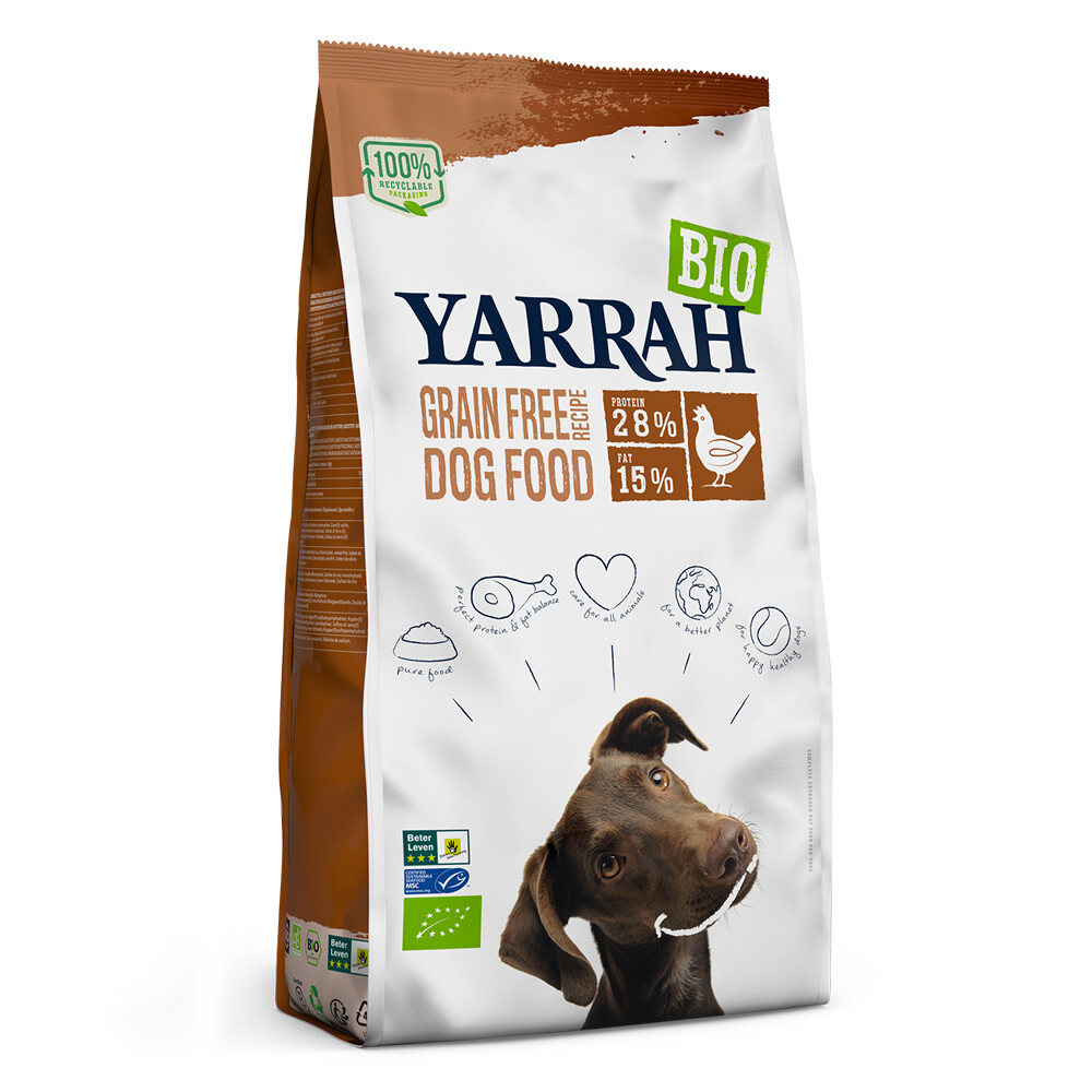 Yarrah Biologisch Hondenvoer Graanvrij Kip Vis 2 kg