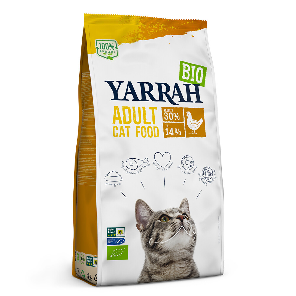 Yarrah Biologisch Kattenvoer Adult Kip 2,4 kg