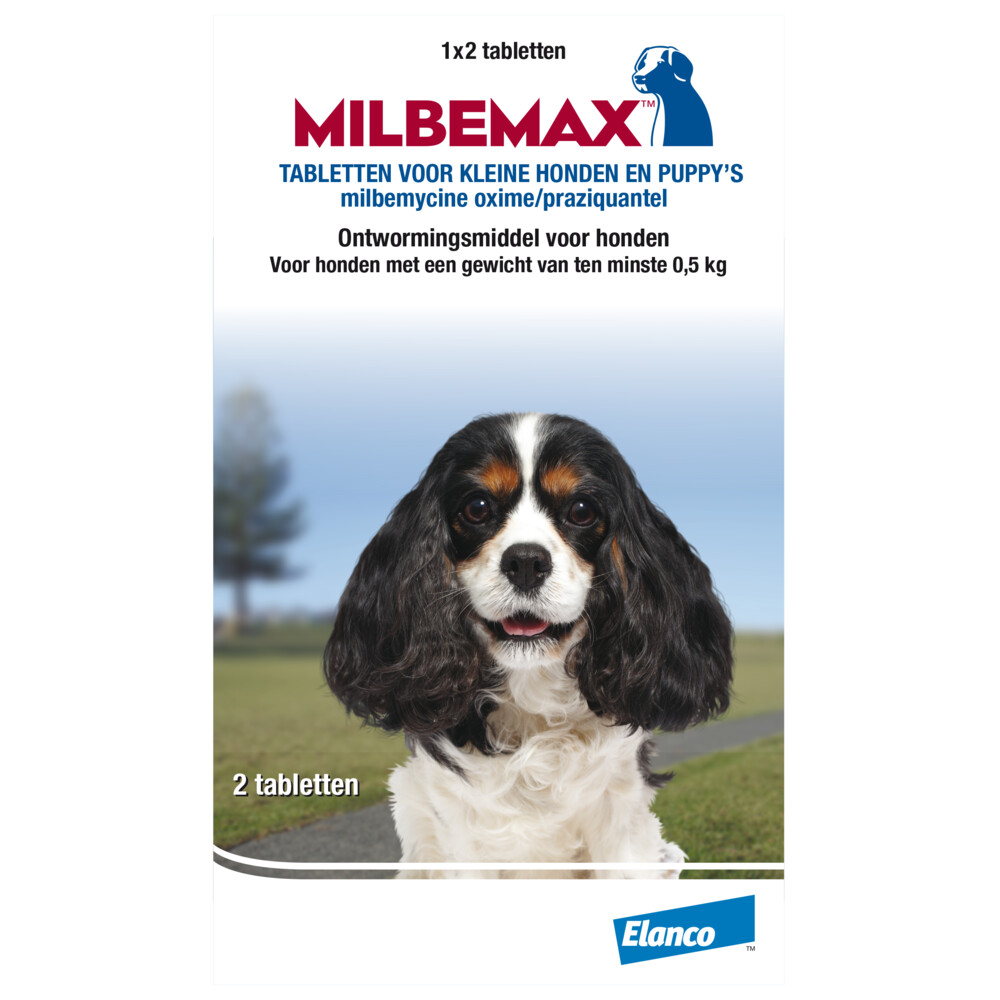 Elanco Milbemax Pup & Hond Anti wormenmiddel 2 tab 0.5-10kg