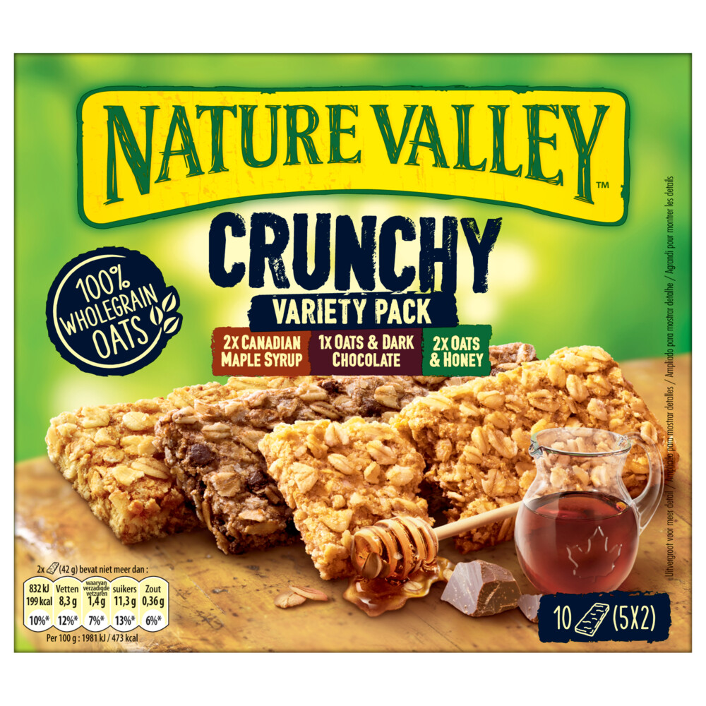 Nature Valley Crunchy Variety Pack 5-pack 5x2 stuks