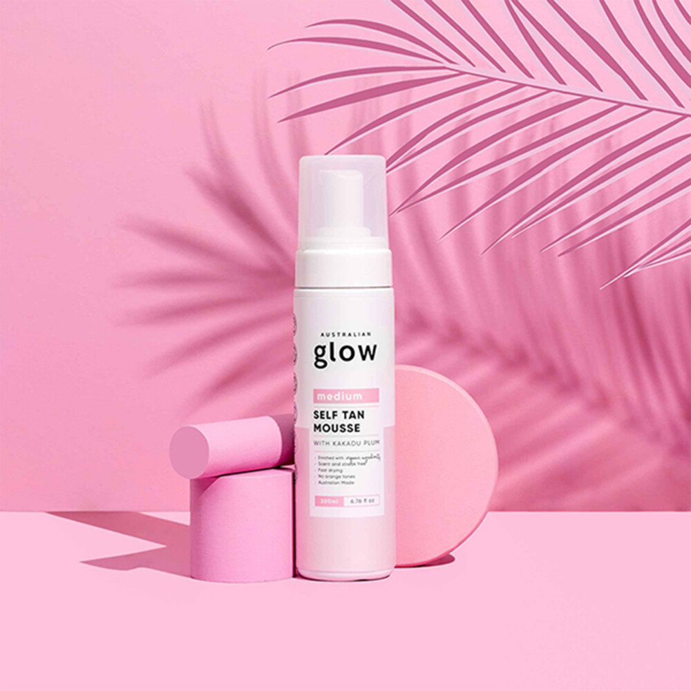 Australian Glow Self Tanning Mousse Medium 200 ml Plein.nl
