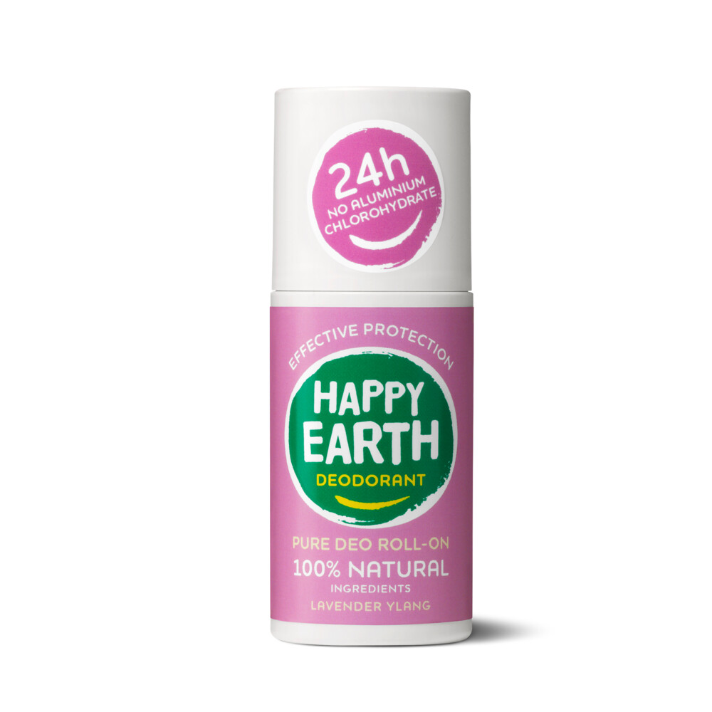 Happy Earth Pure Deodorant Roll-On Lavender Ylang 75 ml