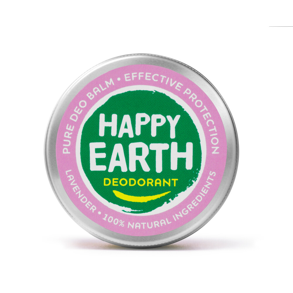 48x Happy Earth Pure Deodorant Balm Lavender 45 gr