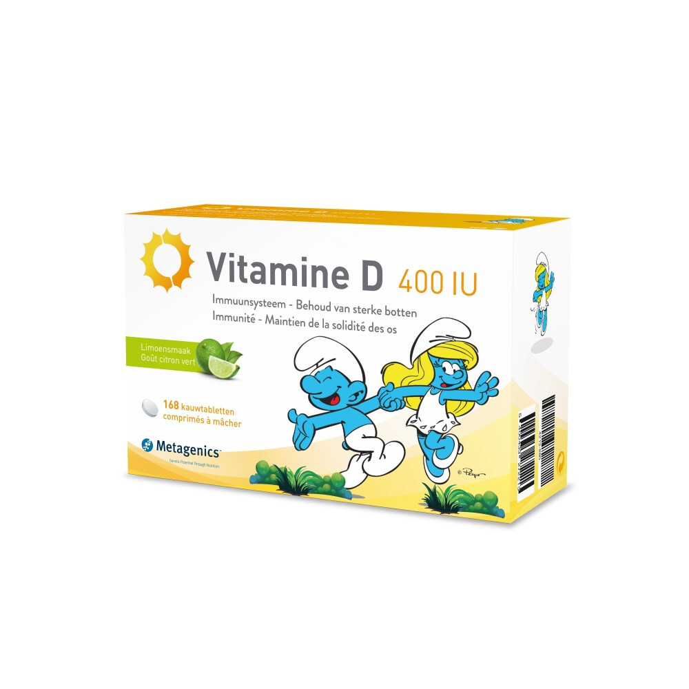Metagenics Vitamine D 400iu Smurfen (168kt)