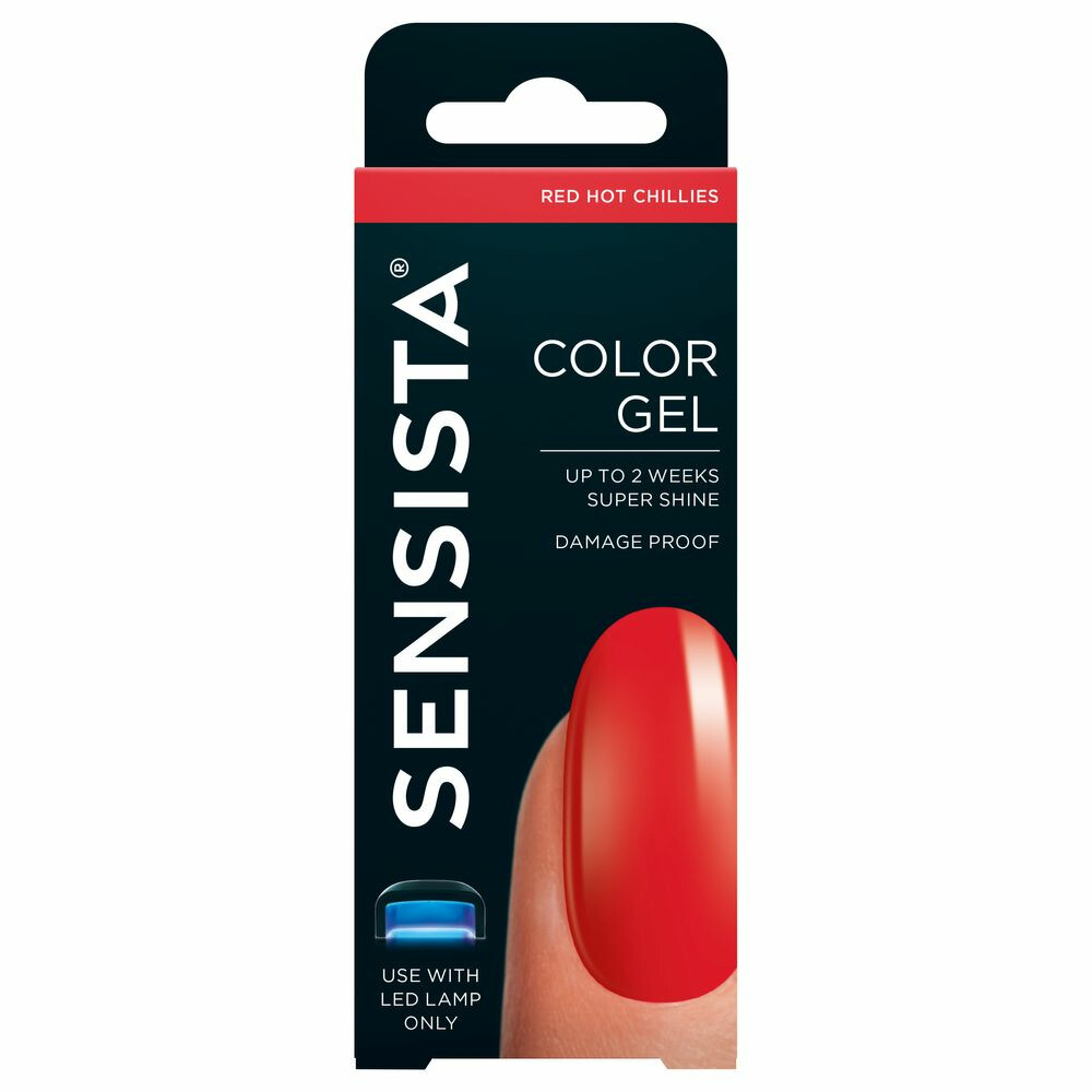 6x Sensista Color Gel Red Hot Chillies 7,5 ml