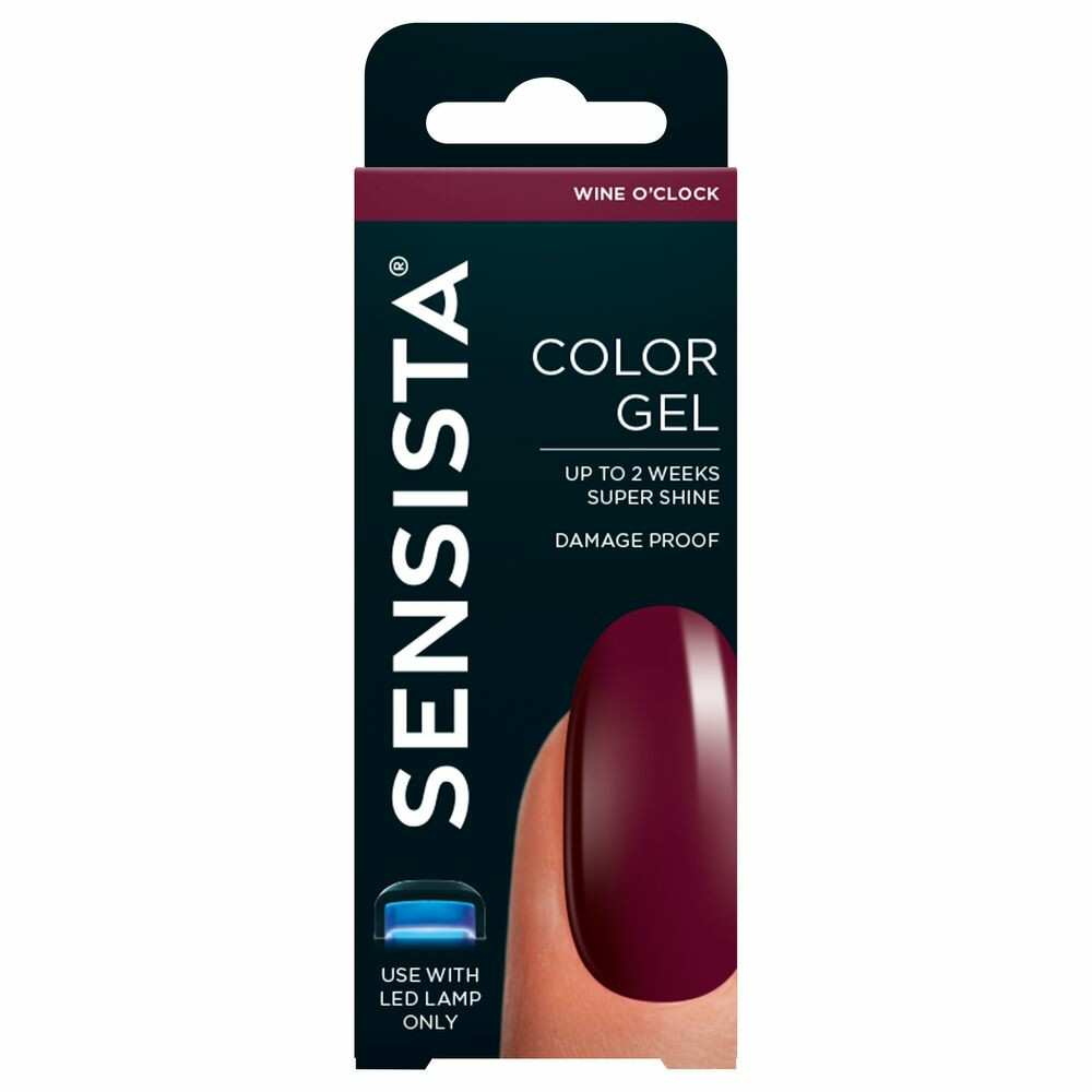 6x Sensista Color Gel Wine O'Clock 7,5 ml