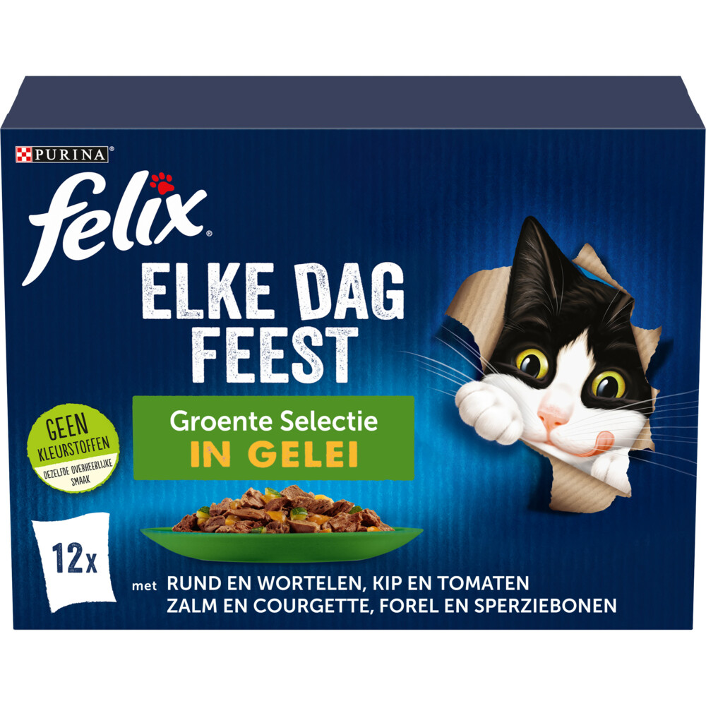 Felix Elke Dag Feest Groente Selectie in Gelei 12 x 85 gr