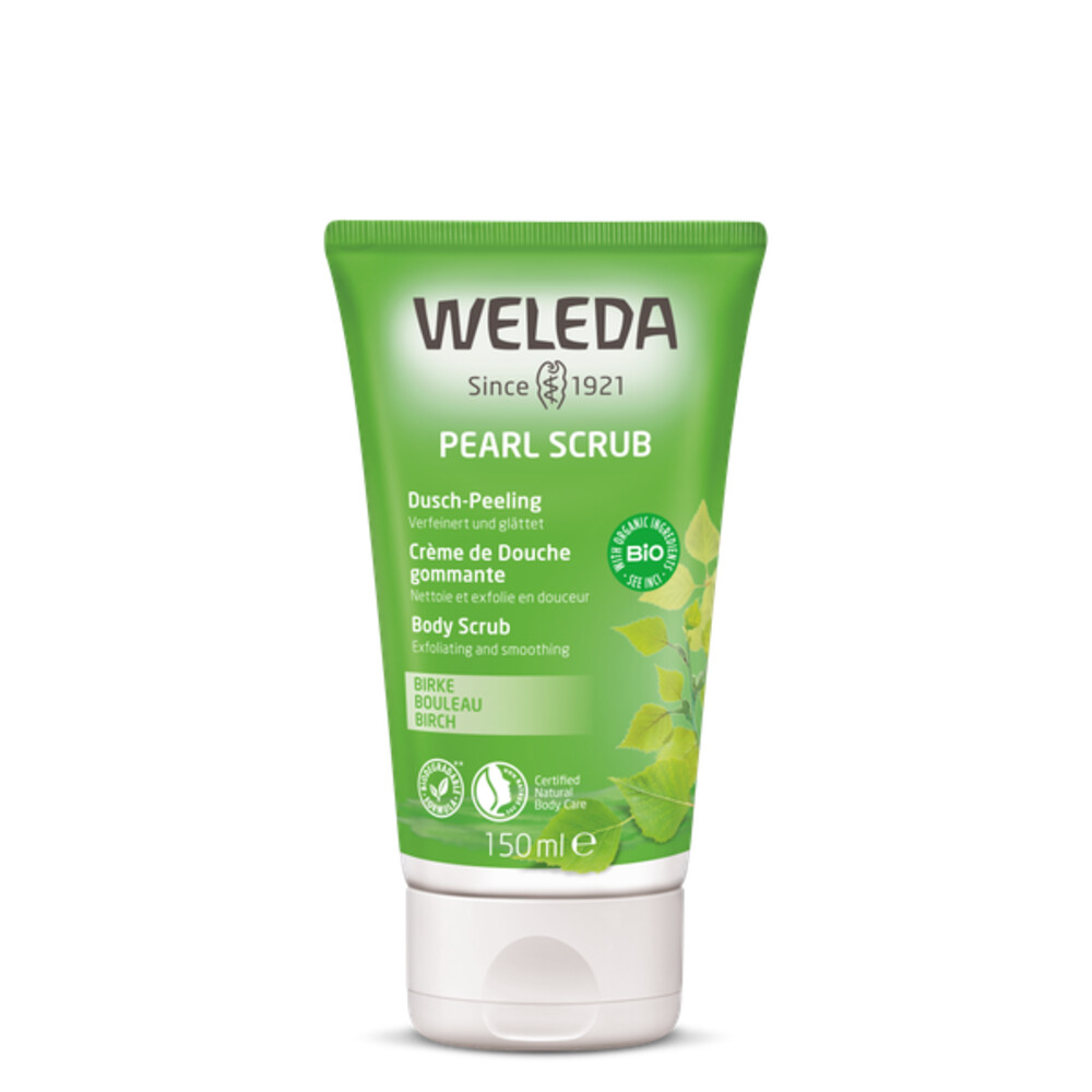 WELEDA Berken Pearl Scrub Douchecrème 150 ml