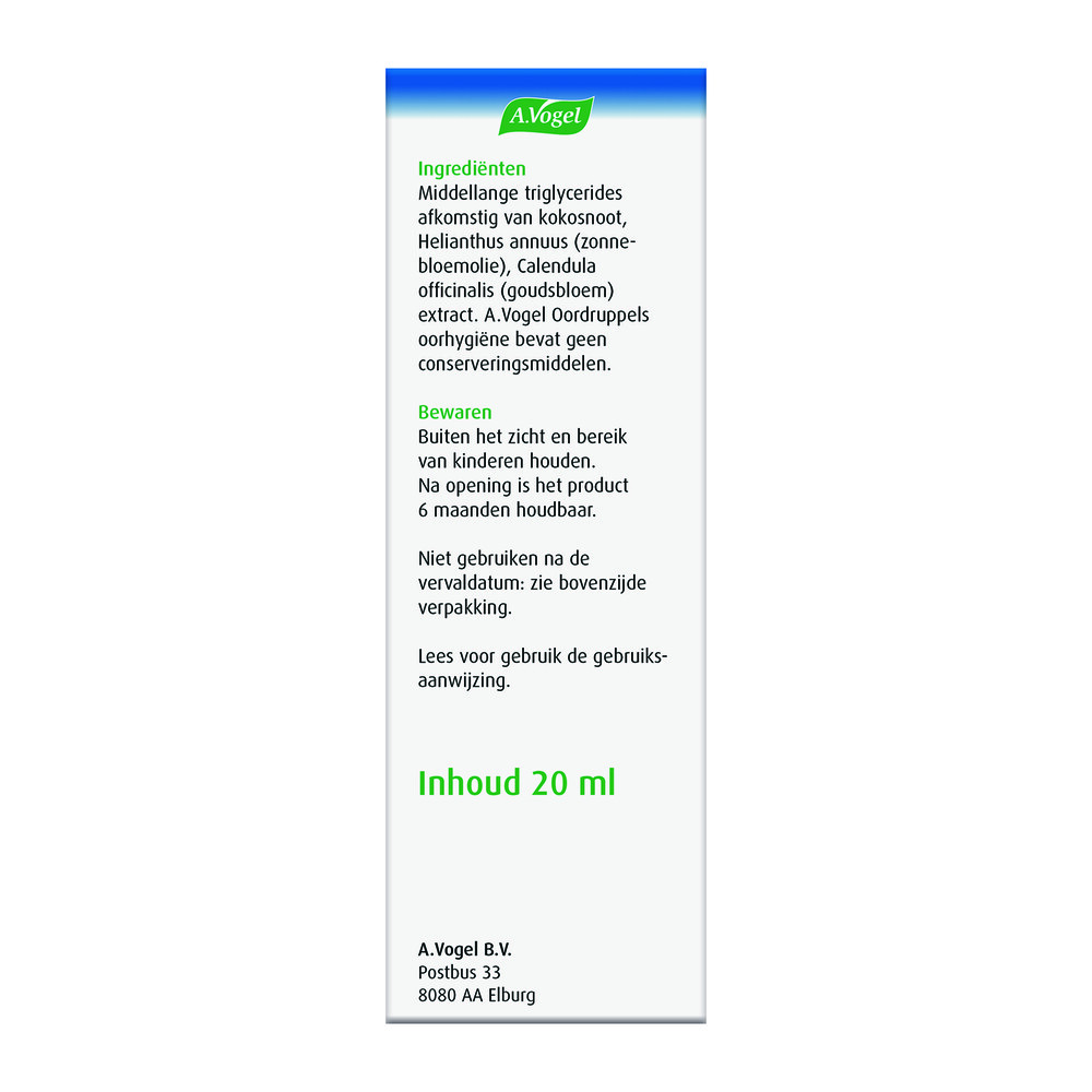 A.Vogel Oordruppels Oorhygiëne 20 ml, foto 5