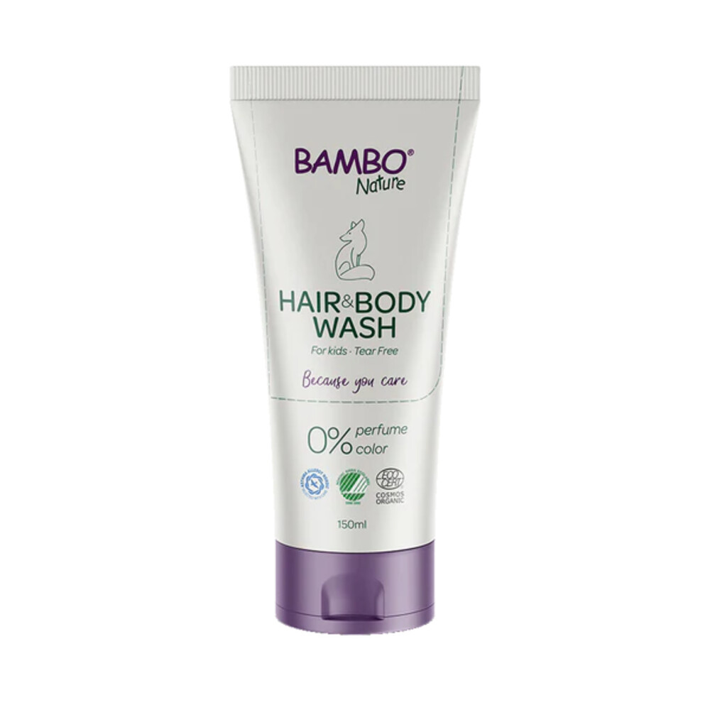 6x Bambo Nature Hair&Body Wash 150 ml