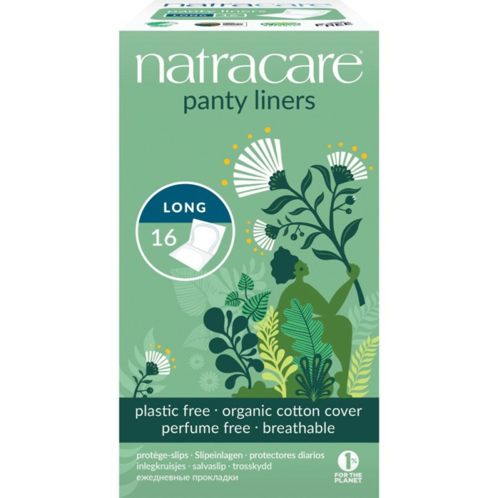 Natracare Inlegkruisjes Panty Liners Long Wrap 16 stuks