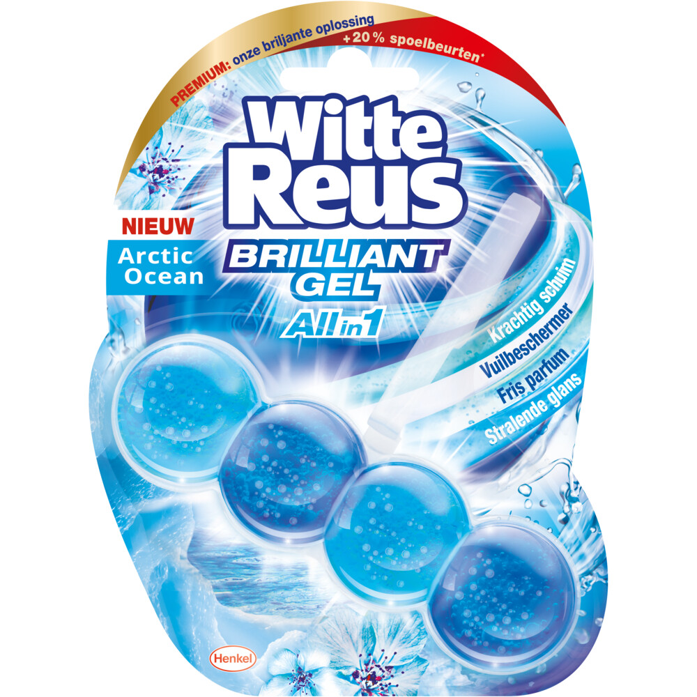 Witte Reus Toiletblok Brilliant Gel Arctic Ocean