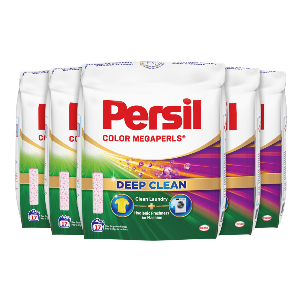 5x Persil Waspoeder Megaperls Color 1020 gr