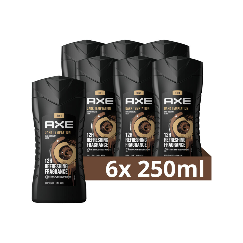 6x Axe Douchegel Dark Temptation 250 ml