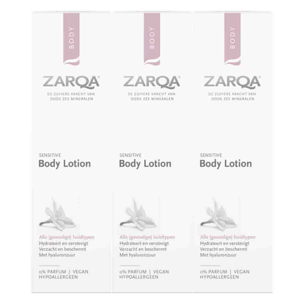 3x Zarqa Sensitive Bodylotion 200 ml