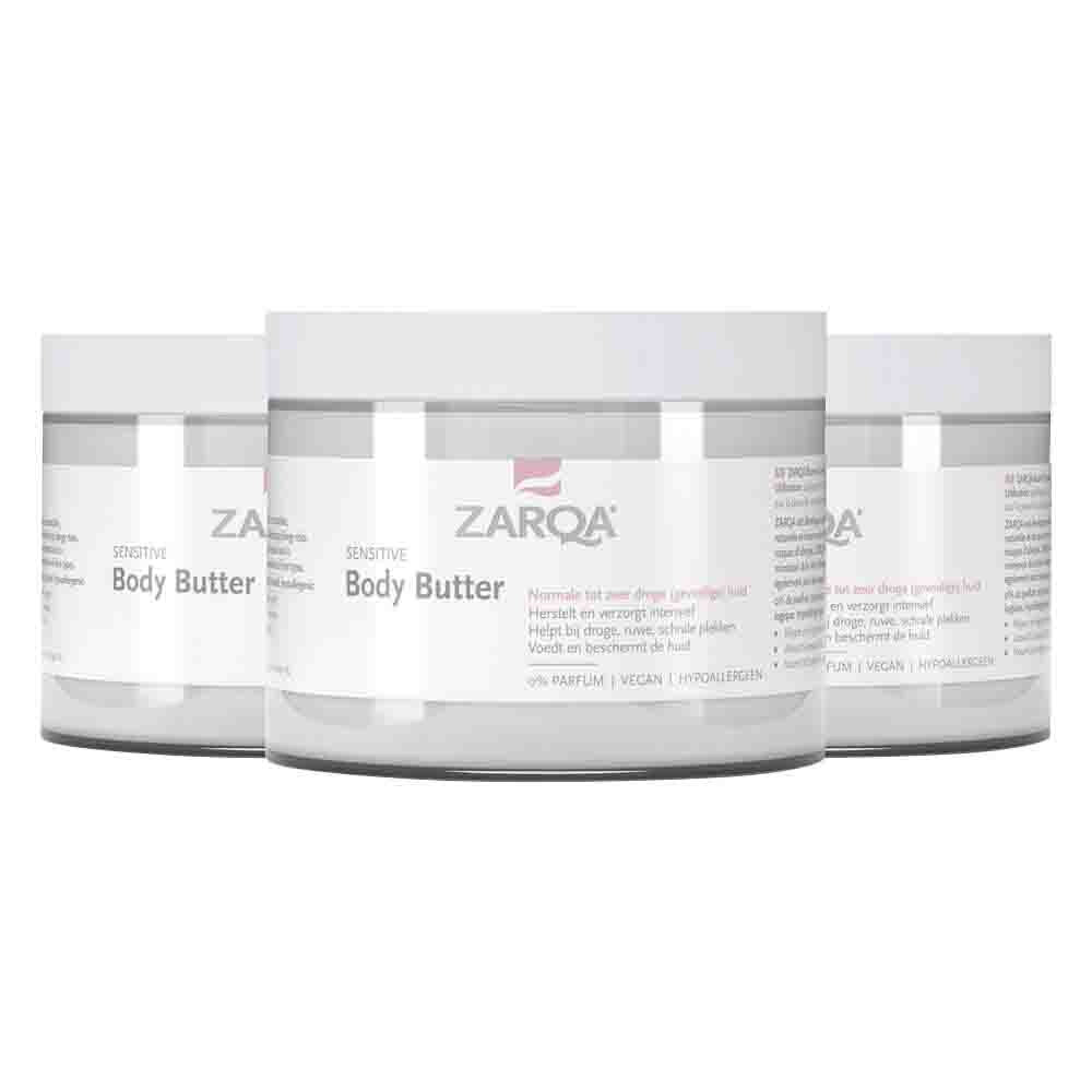 3x Zarqa Sensitive Body Butter 250 ml