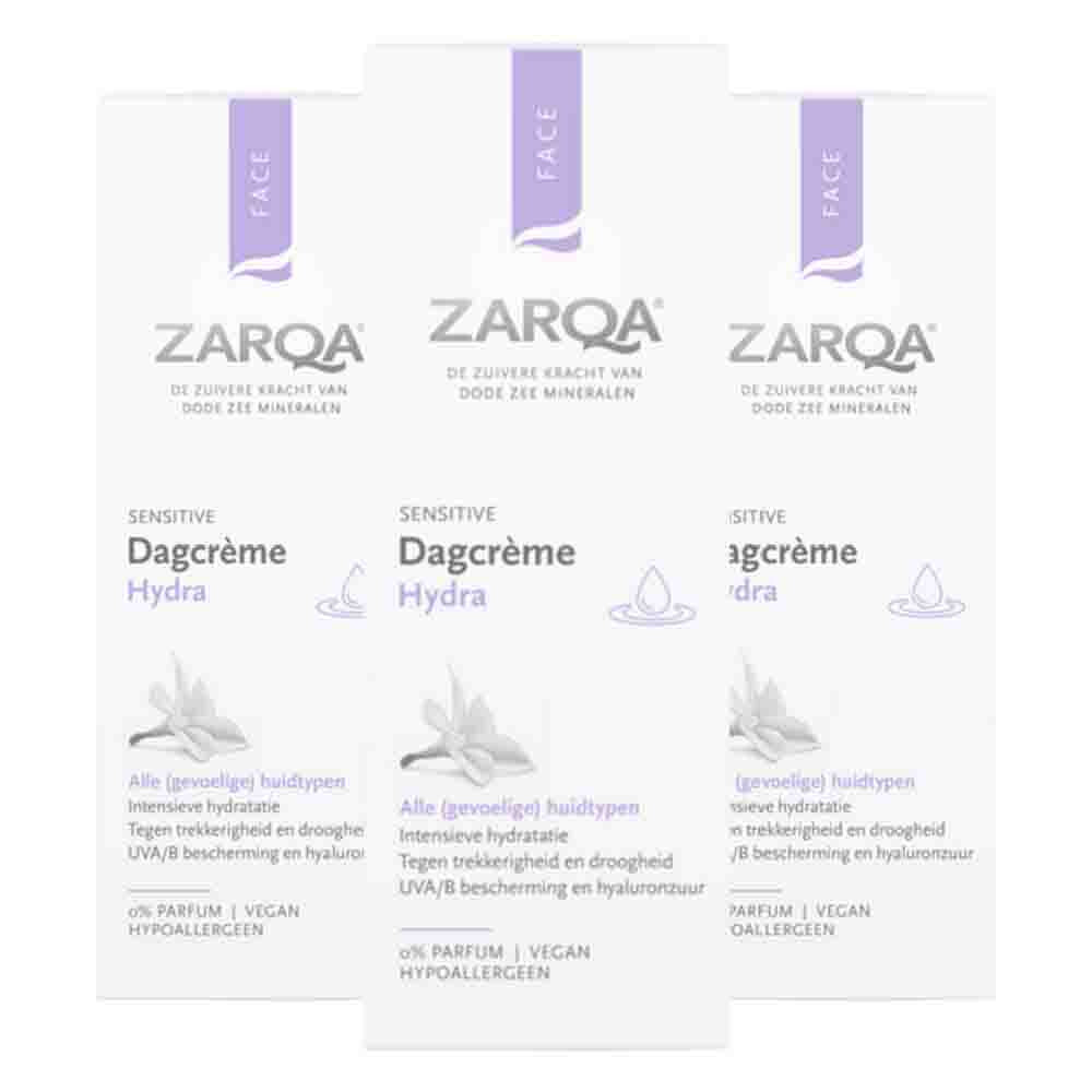 3x Zarqa Hydra Dagcrème 50 ml