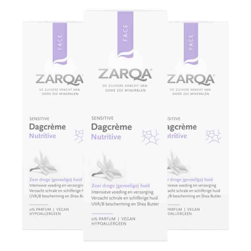 3x Zarqa Nutritive Dagcrème 50 ml