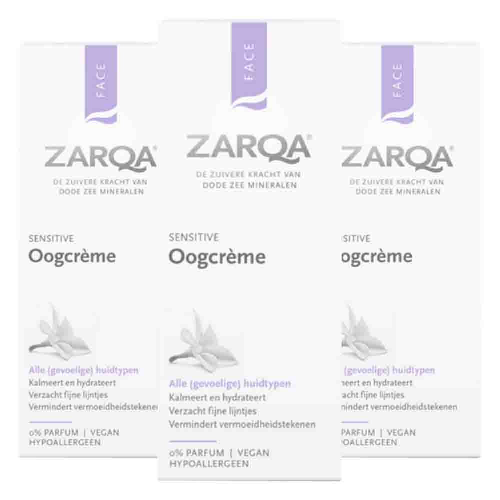 3x Zarqa Sensitive Oogcrème 15 ml