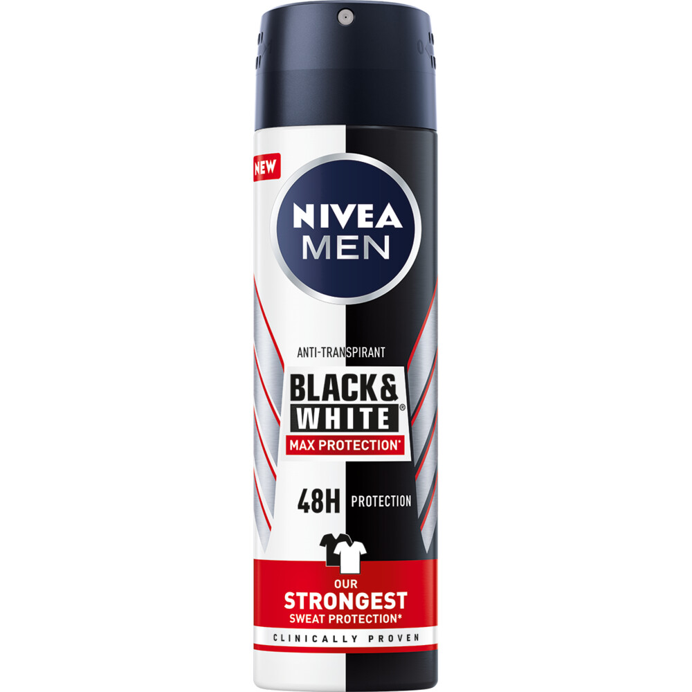 Nivea Men Max Protection Spray Black&White 150 ml