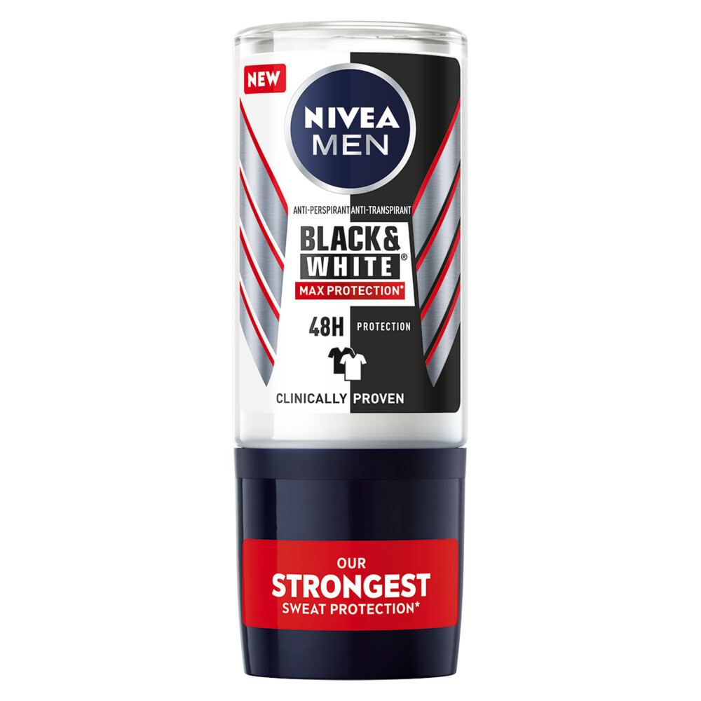 Nivea Men Deodorant Roller Black & White Max Protection (50ml)