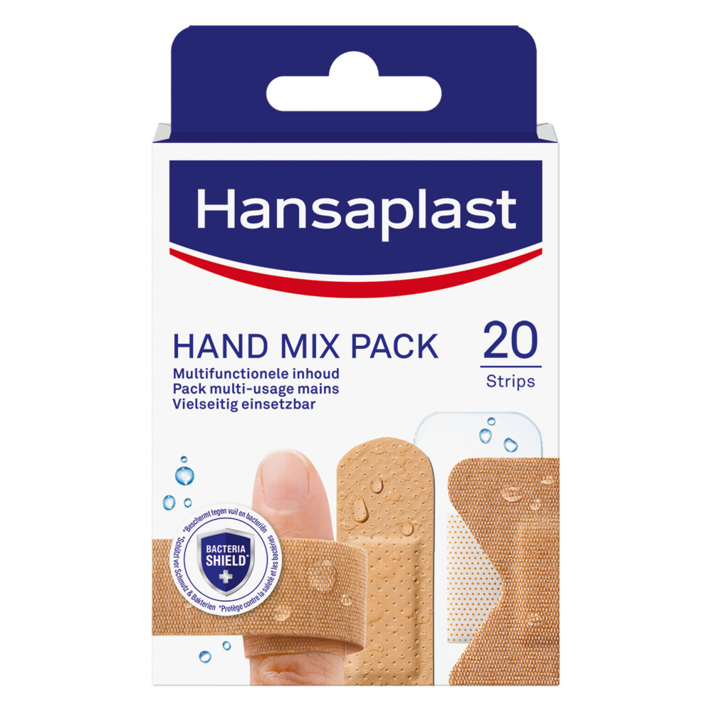 2x Hansaplast Mix Pack 20 stuks